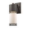 Z-Lite Luminata Outdoor LED Wall Light, Deep Bronze & Matte Opal 560M-DBZ-LED